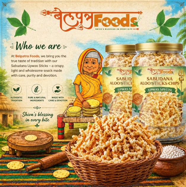 Belpatra Premium Upwas Snacks Sabudana Chips